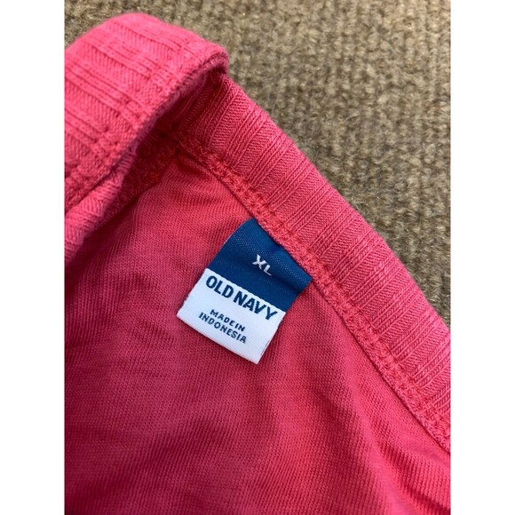 Old Navy Dress Womens XL Halter Midi Stretch Bodycon Sleeveless Pink Ribbed Knit - Picture 7 of 10